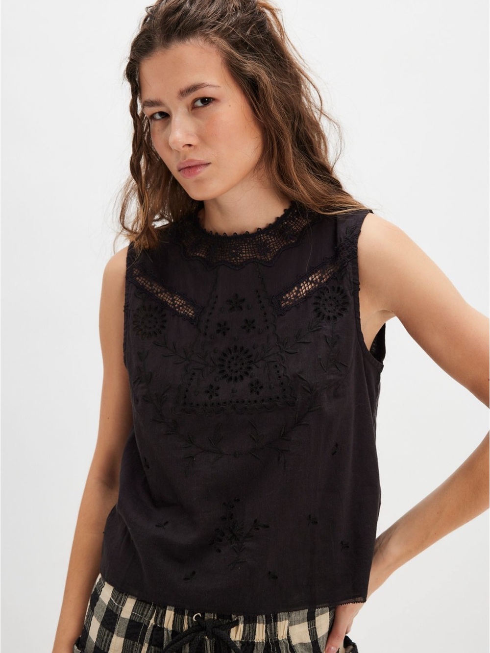 Free People Irene Shell Tank